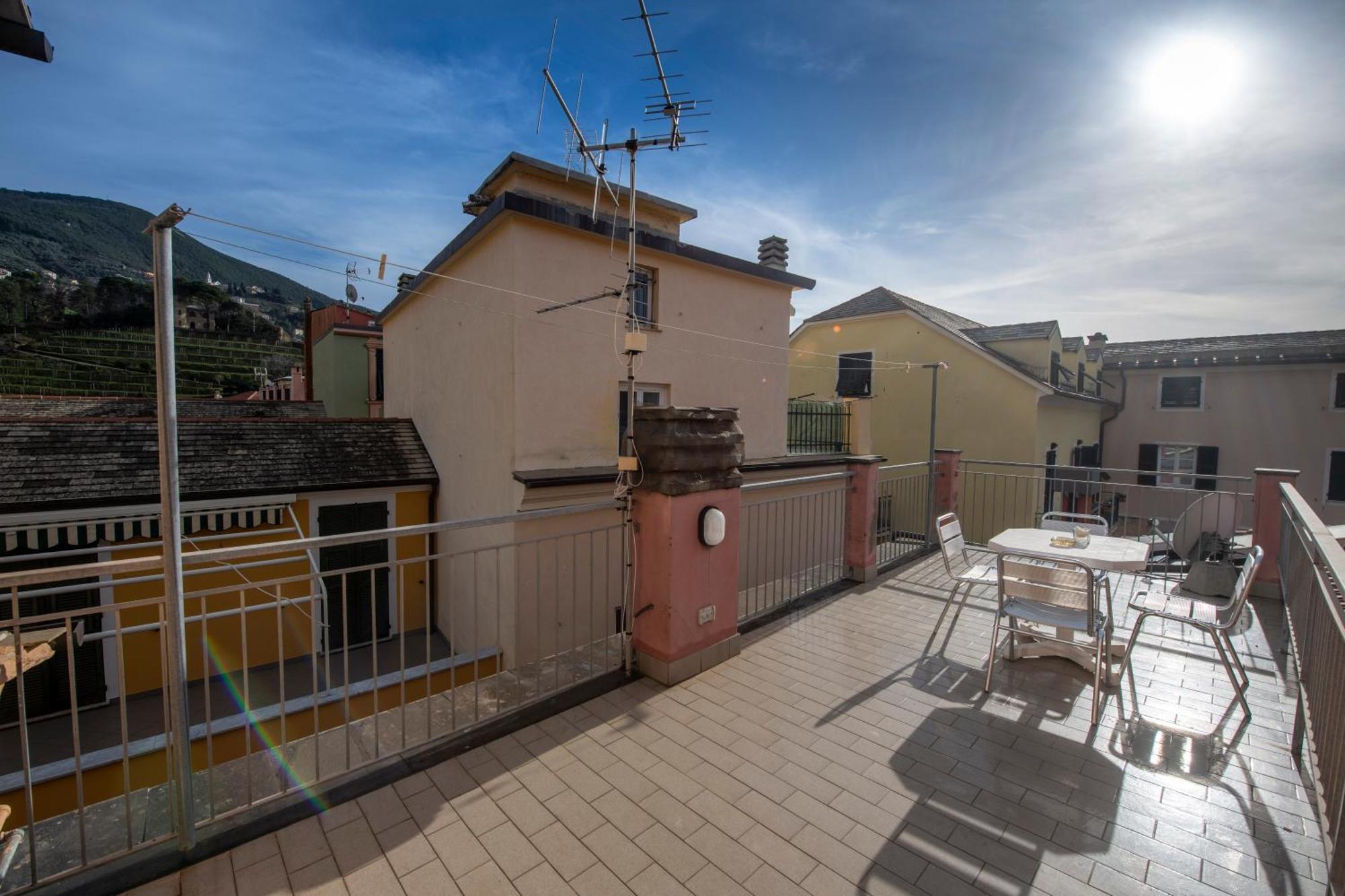 188B - Casa Di Nina Moneglia Con Terrazza - 2Min Dal Mare Apartment Exterior foto